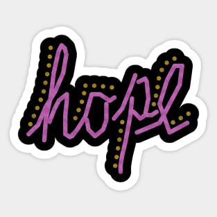 Hope Sticker